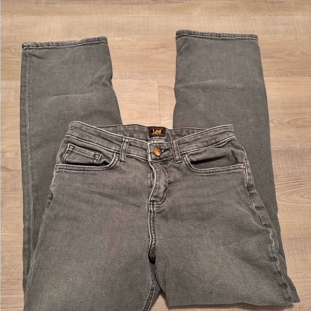 Lee Women's Charcoal Straight Leg Jeans